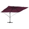 vidaXL Slunečn&iacute;k Bordeaux červen&aacute; 351 x 250 x 260 cm