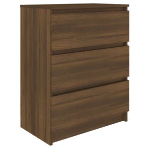 vidaXL Př&iacute;born&iacute;k hněd&yacute; dub 60 x 35 x 76 cm kompozitn&iacute; dřevo