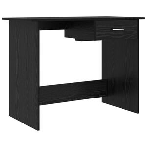 vidaXL Stůl Čern&yacute; dub 100 x 50 x 76 cm Kompozitn&iacute; dřevo