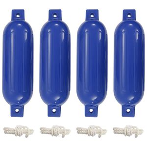 vidaXL Lodn&iacute; n&aacute;razn&iacute;k 4 ks modr&yacute; &Oslash; 14 x 50 cm PVC