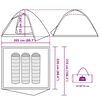 vidaXL Kempingov&yacute; stan kopule pro 3 osoby mask&aacute;čov&yacute; nepromokav&yacute;