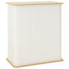 vidaXL Promo stolek Světle hněd&aacute; a b&iacute;l&aacute; 80 x 40 x 93 cm