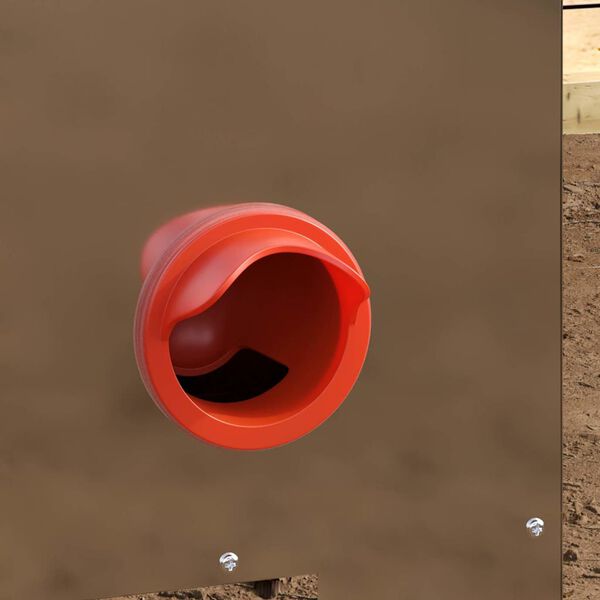 vidaXL Krm&iacute;tko pro slepice 2 pcs Stř&iacute;brn&aacute; 40,5 x 25 x 38 cm