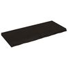vidaXL Stoln&iacute; deska tmavě hněd&aacute; 120x50x(2-6)cm o&scaron;etřen&yacute; masivn&iacute; dub