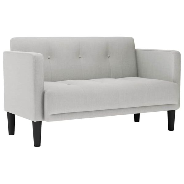 vidaXL Loveseat Sofa obl&aacute;čkově &scaron;ed&aacute; 111 cm textil
