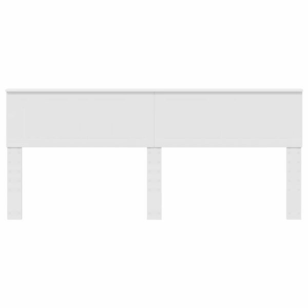 vidaXL Čelo postele B&iacute;l&aacute; 200 cm Kompozitn&iacute; dřevo