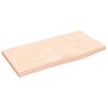 vidaXL Koupelnov&aacute; deska 60 x 30 x 2 cm neo&scaron;etřen&eacute; masivn&iacute; dřevo