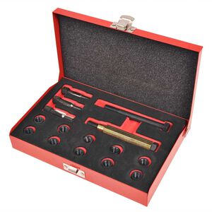 vidaXL sada na opravu z&aacute;vitů žhav&iacute;c&iacute;ch sv&iacute;ček 15 kusů M10 x 1,0 mm