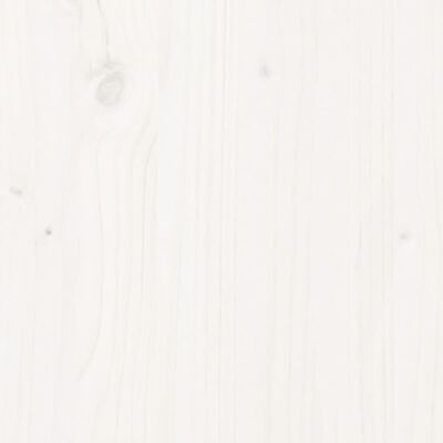 vidaXL Stolní deska kulatá bílá Ø 60 x 3 cm masivní borové dřevo