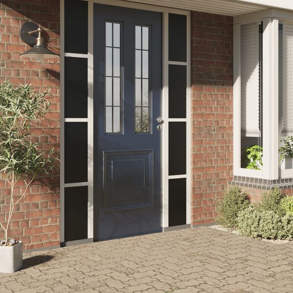 vidaXL Okenn&iacute; f&oacute;lie statick&aacute; matn&aacute; čern&aacute; 45 x 1 000 cm PVC