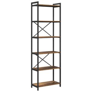 vidaXL Knihovna 60 x 30 x 189,5 cm Kompozitn&iacute; dřevo Star&eacute; dřevo