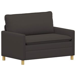 vidaXL Pohovka Tmavě &scaron;ed&aacute; 126 x 81 x 87,5 cm Textil