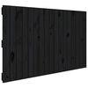 vidaXL N&aacute;stěnn&eacute; čelo postele čern&eacute; 108x3x60 cm masivn&iacute; borov&eacute; dřevo