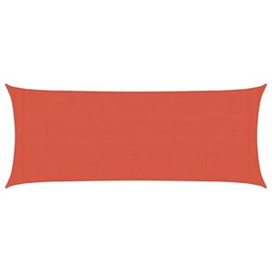 vidaXL St&iacute;n&iacute;c&iacute; plachta 160 g/m&sup2; cihlov&aacute; 2 x 4,5 m HDPE