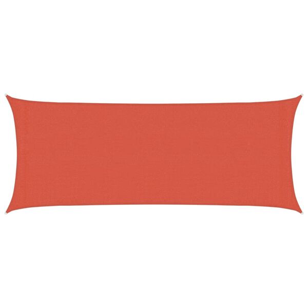 vidaXL St&iacute;n&iacute;c&iacute; plachta 160 g/m&sup2; cihlov&aacute; 2 x 4,5 m HDPE