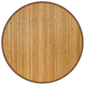 vidaXL Koberec kulat&yacute; př&iacute;rodn&iacute; 80 cm bambus