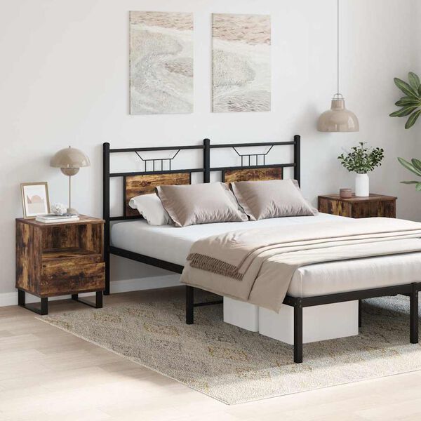 vidaXL Noční stolky 2 ks kouřový dub 40 x 35 x 50 cm kompozitní dřevo