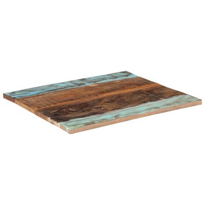 vidaXL Stolní deska 80 x 70 x (2,5–2,7) cm masivní recyklované dřevo