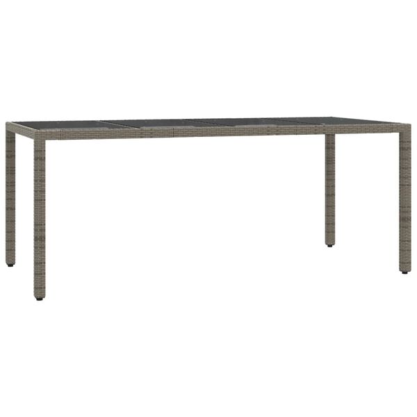 vidaXL 7d&iacute;ln&yacute; zahradn&iacute; j&iacute;deln&iacute; set s podu&scaron;kami &scaron;ed&yacute; polyratan