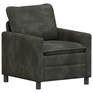 vidaXL Pohovka Antracitov&aacute; 76 x 81 x 87,5 cm Polyester