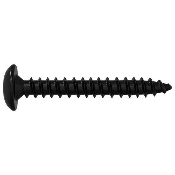 vidaXL Z&aacute;vitov&yacute; hřeb&iacute;k 2 pcs Čern&aacute; M4 x 28 mm Ocel