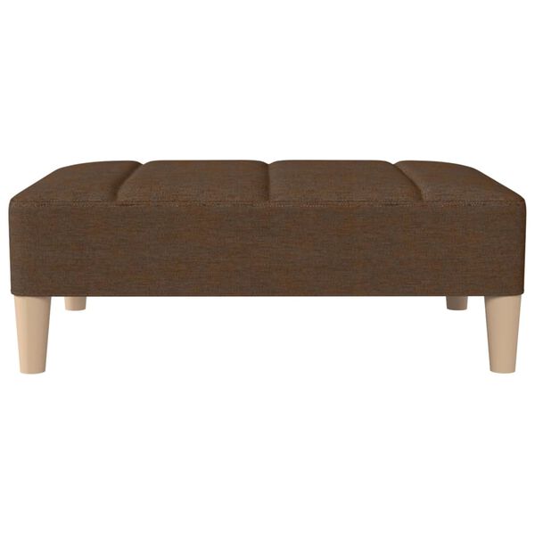 vidaXL Podnožka hněd&aacute; 78 x 56 x 32 cm textil