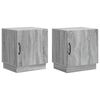 vidaXL Nočn&iacute; stolek 2 pcs &Scaron;ed&yacute; Sonoma 43 x 34,5 x 47 cm
