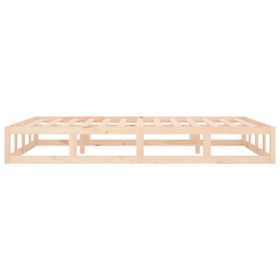 vidaXL Rám postele 140 x 190 cm masivní dřevo