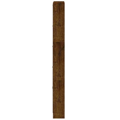 vidaXL Botník kouřový dub 59 x 17 x 169 cm kompozitní dřevo