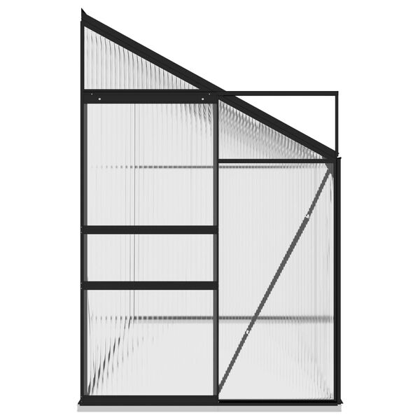 vidaXL Sklen&iacute;k antracitov&yacute; hlin&iacute;kov&yacute; 7,77 m&sup3;