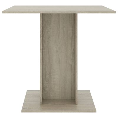 vidaXL Jídelní stůl dub sonoma 80 x 80 x 75 cm dřevotříska
