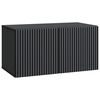 vidaXL N&aacute;stěnn&aacute; TV skř&iacute;ň 59,5 x 31 x 30 cm Čern&aacute; Kompozitn&iacute; dřevo