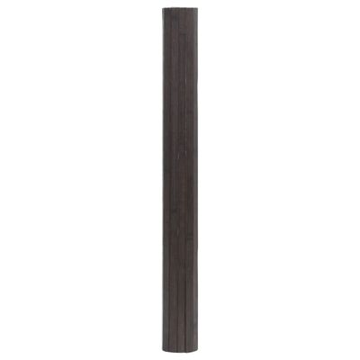 vidaXL Koberec obdélníkový tmavě hnědý 70 x 400 cm bambus