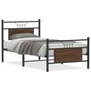 vidaXL R&aacute;m postele bez matrace hněd&yacute; dub 75 x 190 cm kompozitn&iacute; dřevo