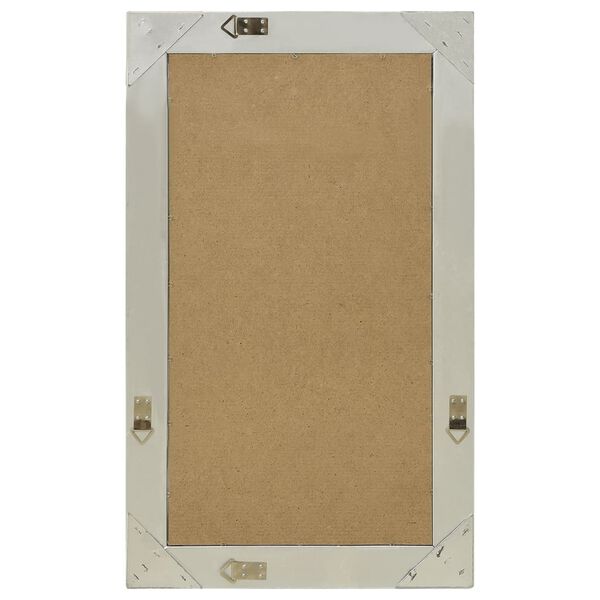 vidaXL Nástěnné zrcadlo barokní styl 50 x 80 cm stříbrné