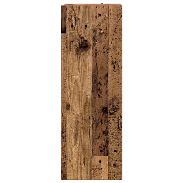 vidaXL TV skř&iacute;ňka old wood 30,5 x 30 x 90 cm kompozitn&iacute; dřevo