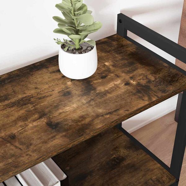 vidaXL Knihovna Kouřov&yacute; dub 80 x 30 x 85 cm kompozitn&iacute; dřevo