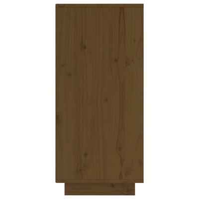 vidaXL Příborník medově hnědý 60 x 34 x 75 cm masivní borové dřevo