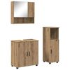 vidaXL Sada koupelnov&eacute;ho n&aacute;bytku 3 ks Artisanov&yacute; dub 61 x 35 x 64 cm