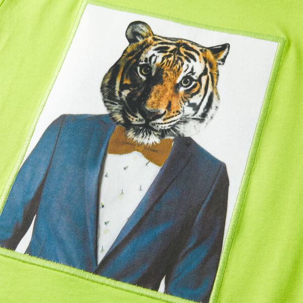 Dětsk&eacute; tričko s kr&aacute;tk&yacute;m ruk&aacute;vem limetkov&eacute; 104