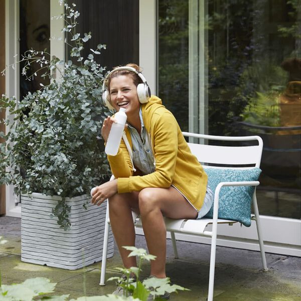 Capi Květin&aacute;č Nature Row čtvercov&yacute; 30 x 30 cm slonovinov&yacute; KRWI902