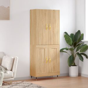 vidaXL Skř&iacute;ň highboard dub sonoma 69,5 x 34 x 180 cm kompozitn&iacute; dřevo