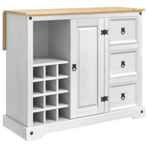 VidaXL Skladov&aacute;n&iacute; v kuchyni B&iacute;l&yacute; a medov&yacute; vosk 112 x 70 x 91,5 cm