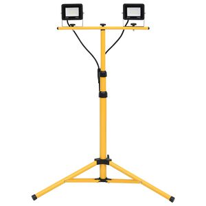 vidaXL LED reflektor se stojanem 2 x 20 W studen&eacute; b&iacute;l&eacute; světlo