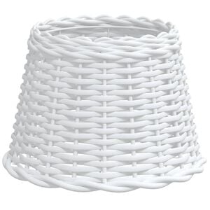 vidaXL St&iacute;nidlo lampy b&iacute;l&eacute; &Oslash; 30 x 20 cm proutěn&eacute;