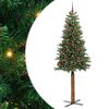 vidaXL &Uacute;zk&yacute; v&aacute;nočn&iacute; stromeček Zelen&aacute; 210 cm