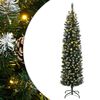 vidaXL Uměl&yacute; &uacute;zk&yacute; v&aacute;nočn&iacute; stromek s 300 LED 210 cm