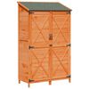 vidaXL Zahradn&iacute; shed Hněd&aacute; 106 x 56 x 176,5 cm Kompozitn&iacute; dřevo