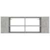 vidaXL Nástěnná TV skříňka betonově šedá 102 x 35 x 35 cm dřevotříska