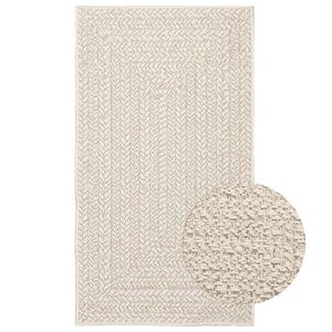vidaXL Koberec ZIZUR kr&eacute;mov&aacute; 60x110 cm jutov&yacute; vzhled interi&eacute;r exteri&eacute;r